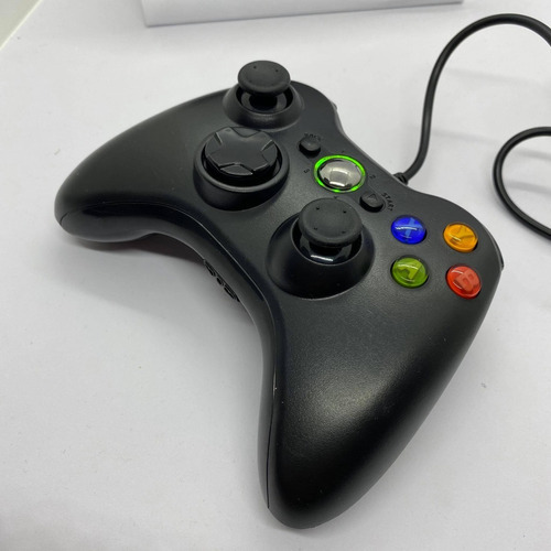 Joystick para Xbox 360 e PC Windows com cabo USB Vibra Cotas Cor Preto