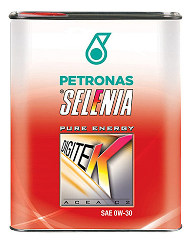 Aceite Petronas Selenia Digitek Pure Energy 0w30 100% Sintetico Acea: C2 Fiat: 9.55535-gs1 X1l