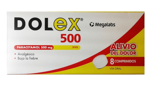 Dolex 500 Mg X 8 Comprimidos