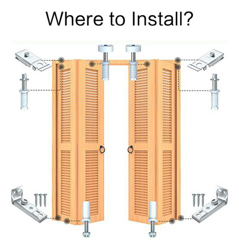 Herrajes De Puerta Y Bisagra Para Puerta Corredera Plegable,
