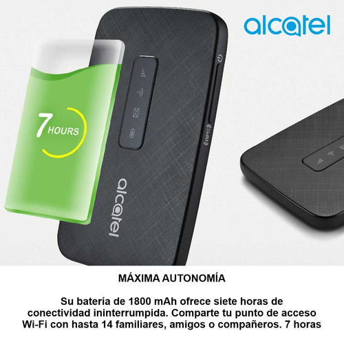 Router Wifi 4g Lte Portátil Recargable Alcatel Mifi Linkzone