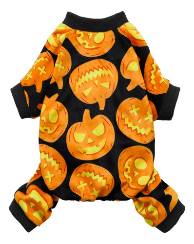 Fitwarm Pijamas Para Perros Con Calabaza De Halloween, Ropa
