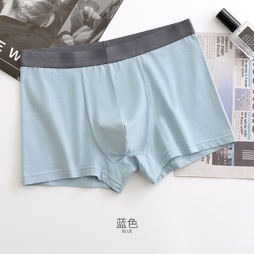 Calzoncillos Bóxer De Algodón Para Hombre, Ropa Interior Tra