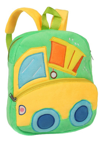 Mochila Escolar Jardin Niño Nene Infantil Relieve Bolsillos