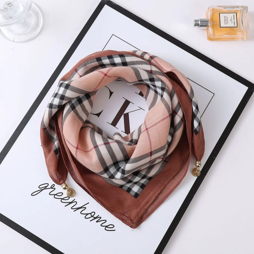 Cuello Bufanda Elegante Y Versátil De Seda Estilo 30
