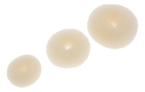 3 Piezas Hair Bun Donut Maker, Bun, Maker, Shaper Beige