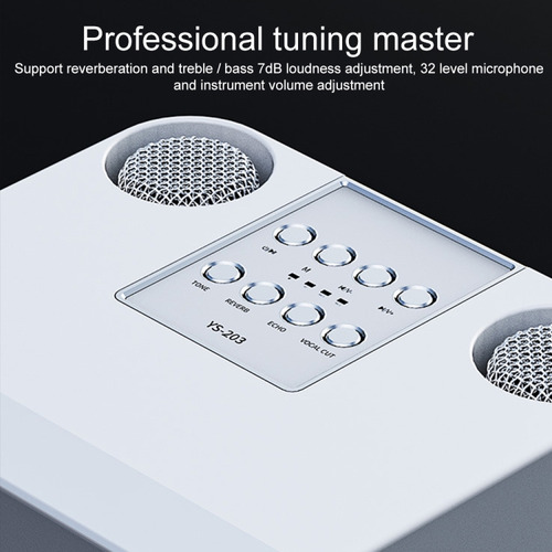 Micrófono Inalámbrico Con Altavoz Bluetooth Para Karaoke Ys-