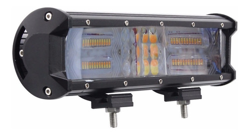 Barra Led 4d Ámbar Blanco Bicolor 180w 12 Pulgadas Cob Cree