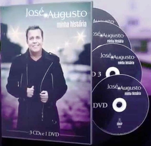 Dvd José Augusto Minha História (3cds + 1 Dvd)