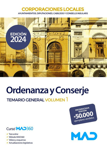 Libro Temario I Ordenanzas Y Conserjes - Aa.vv