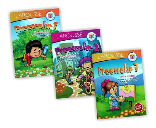 Preescolar, 1, 2 Y 3  (3 Libros De Actividades Para Niños)