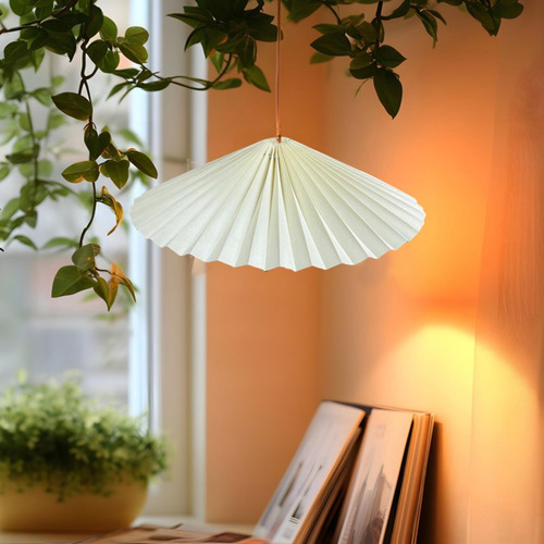 Cubierta De Luz De La Lámpara Plisada Decoración Del Hogar