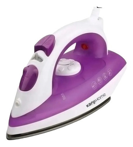 Imagen 4 de 5 de Plancha A Vapor Kanji Kjh-pl1601 Base Ceramica 1600w Lh