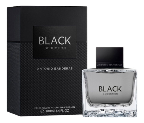Perfume Seduction In Black Edt 100ml - Antonio Banderas Men