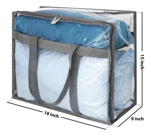 Paquete De 4 Bolsas Transparentes De Almacenamiento De ...