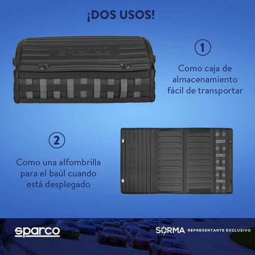 Imagen 6 de 10 de Organizador De Auto Baúl Sparco Impermeable