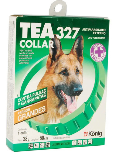 Collar Antipulgas Y Garrapata Para Perros Grande Tea 327