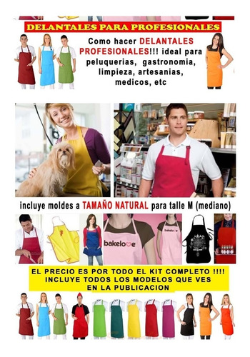 Imagen 4 de 4 de Moldes Para Fabricar Uniformes Y Ambos Medico Salida Laboral