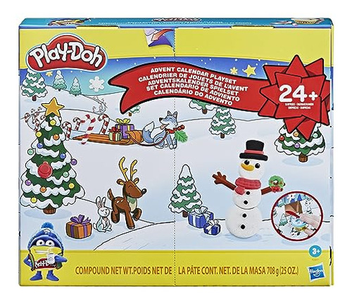 Play-doh Calendario De Adviento De Juguete Para Niños De 3 A