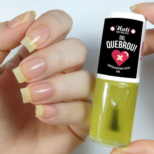 Imagem 9 de 10 de Kit Esmaltes Fortalecedor Nati Me Salva Necessaire Premium