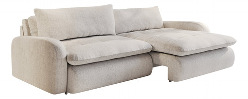 Sofá Cama Nexus - Bianchi Móveis Bege Linho