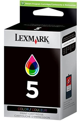 Cartucho De Inyección De Lexmark # 5 De Tinta A Color