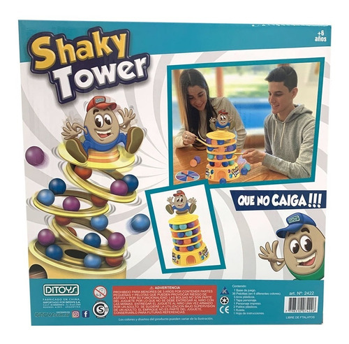Shaky Tower Juego De Mesa Original 2422 Ditoys