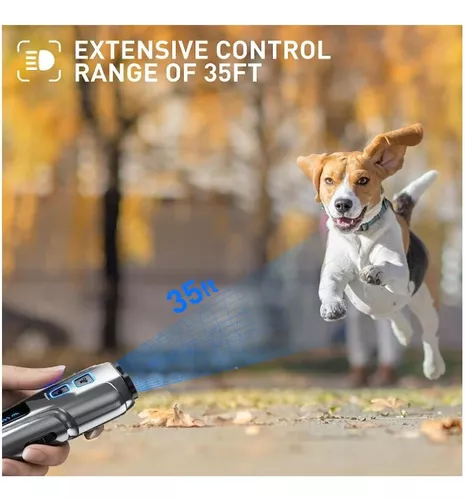 Dispositivos de control de ladridos para perros, dispositivo recargable de  doble sensor antiladridos con modos de entrenamiento/disuasión, silbato de