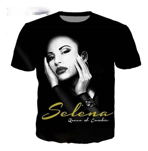Axl Camiseta De Manga Corta Con Estampado 3d De Selena