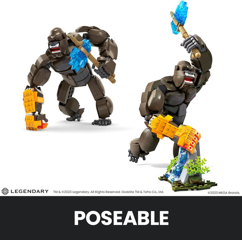 Mega Godzilla X Kong The New Empire Building Set Action F...