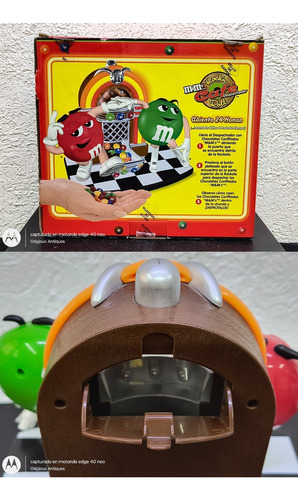 Figura M&m's Rockola Retro Dispensador De Lunetas En Caja (Usado)