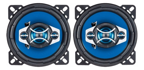 Auto Falante Hurricane Quadriaxial Cm44 4 Polegadas 110w Par Cor Azul