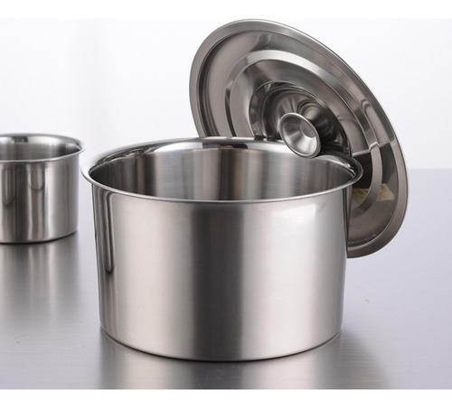 Sockpot De 12 Cm, Stew Pot De Acero Inoxidable Simple Con Ta