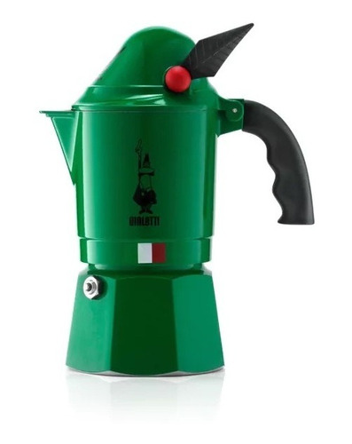 Cafetera Bialetti Alpina 160ml 3 Cups Bandera Italia Montaña