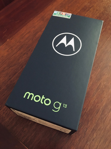 Caja Vacía Motorola Moto G13 128 Gb Color Azul Misterio