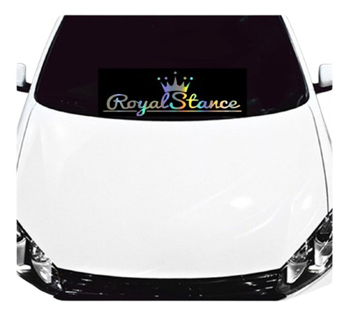 Sticker Holograma Royal Stance Parabrisas Autos Tuning 