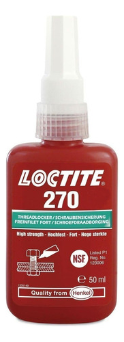 Loctite - Trava Rosca de Alta Resistência (270 X 50 Ml)