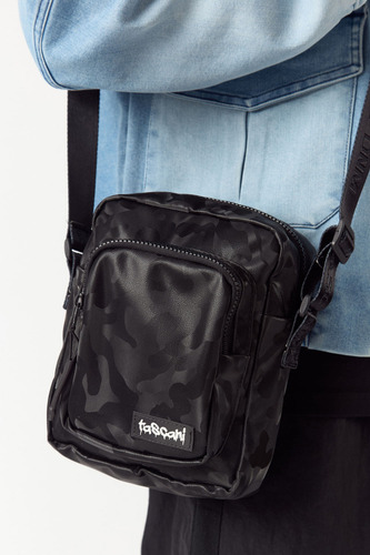Bandolera Hombre Ethan Tascani Color Negro
