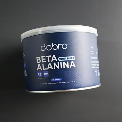 2x Beta Alanina 100% Pura Dobro 150g Sabor Sem Sabor