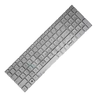 Teclado Para Hp Pavilion 15-dw1083wm , 15-dw2025cl Cor Prata