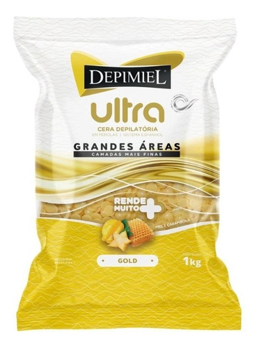 Depimiel Cera Depilatória Pérolas Ultra Gold 1kg