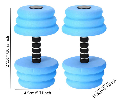 Xing 2 Piezas Ejercicio Acuático Pesas Manual Resistencia A