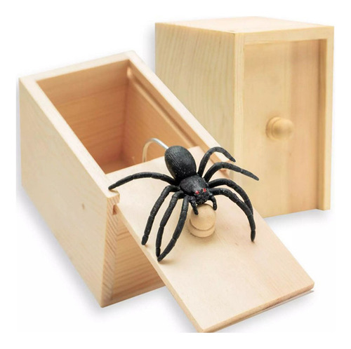 Caja De Juguetes April Fool's Spider: Divertido Regalo De Br