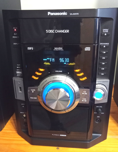 Panasonic Sa-ak970, Unico Dueño Negro 1000 W (Usado)