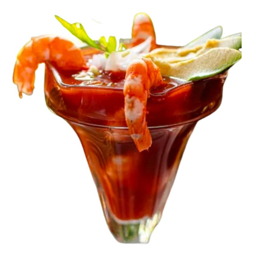 Imagen 3 de 6 de Set 6 Copa Para Mariscos Cocktel O Postres De 205 Ml