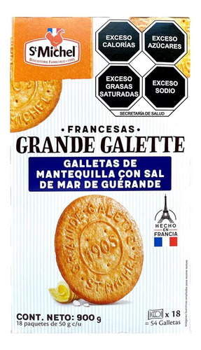 Galletas De Mantequilla Con Sal De Mar St Michel 900g