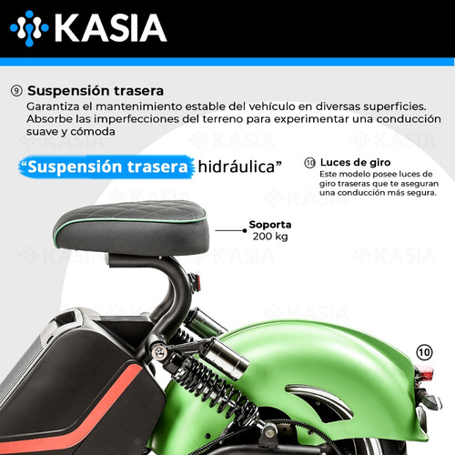 Moto Electrica Kasia City Coco Terra Nova Original Kasia