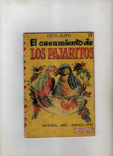 El Casamiento De Los Pajaritos, Ilustrado Por Ruth