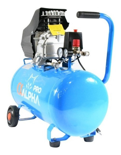Imagen 3 de 4 de Compresor De Aire 24 Litros 2hp Alpha Pro, Ferreonline