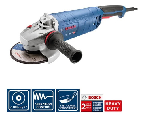 Esmeril Angular Bosch 9 Gws 28-230 2800w Hm Vulcano